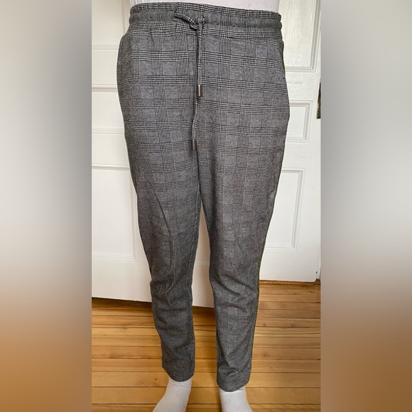Maeve by Anthropologie joggers with striped plaid on side, X-Small - Picture 2 of 9